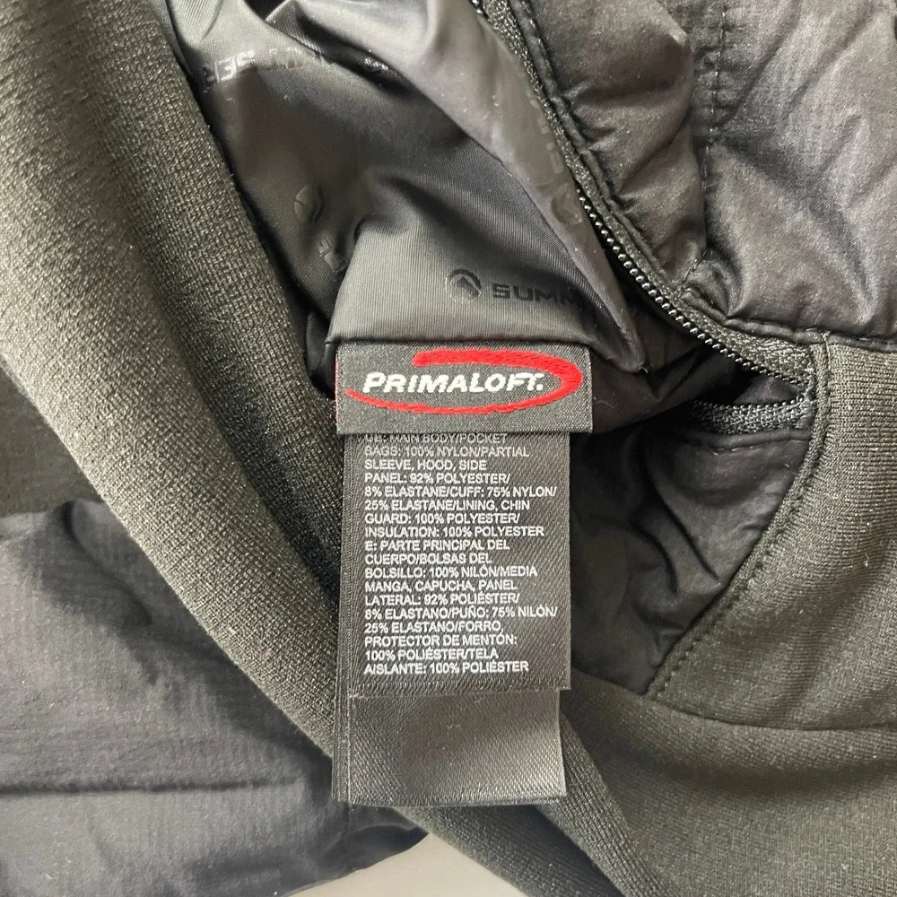 The North Face Summit Series Mens XXL Black Primaloft Insulated Hooded Jacket
